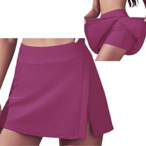 22.🆕Large High-Waisted Tummy Control Swim Skirt with Built-In Shorts NWOT